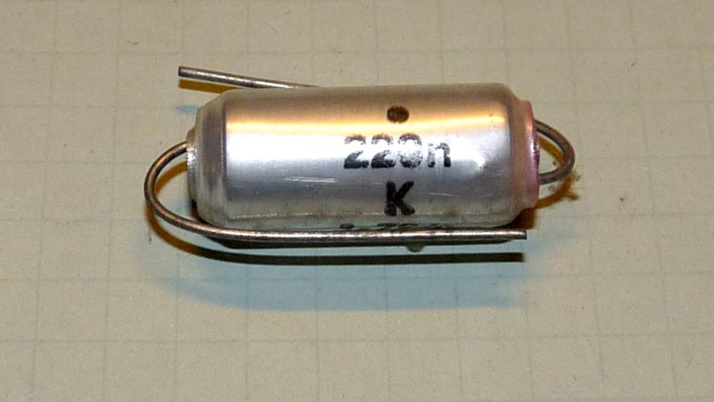 Kondensator 220nF, 160V, 10%, axial