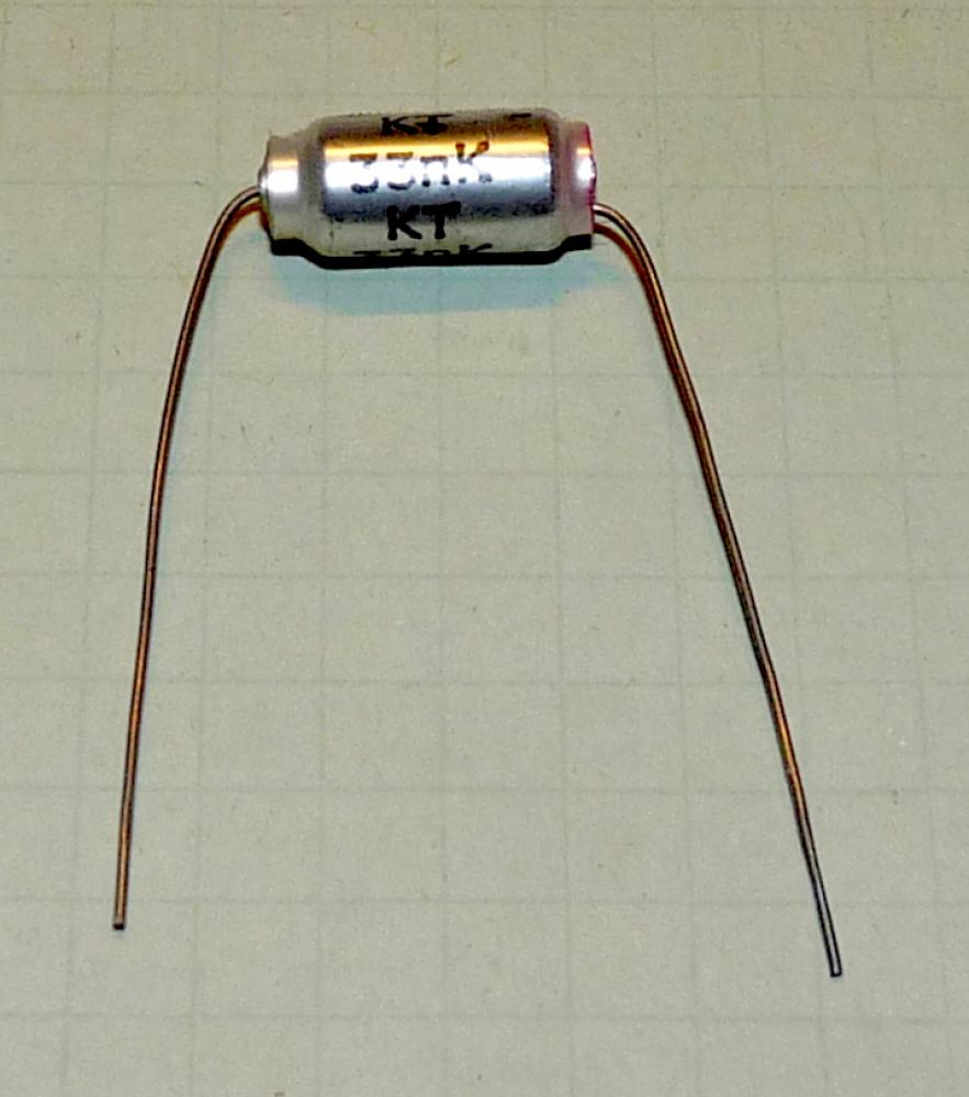 Kondensator 33nF, 160V, 10%, axial