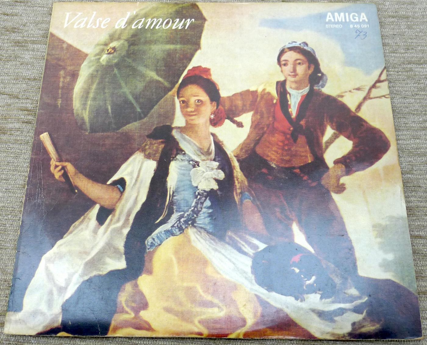 Amiga, 845091, Valse d´amour, Klassische Walzer u.a., DDR, 1971