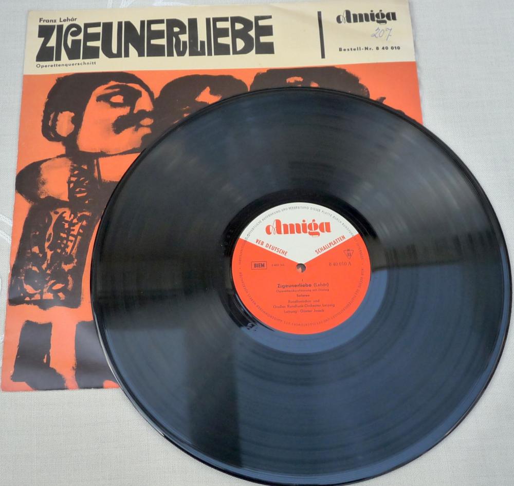 Amiga, 840010, Operettenquerschnitt Zigeunerliebe, DDR, 1965