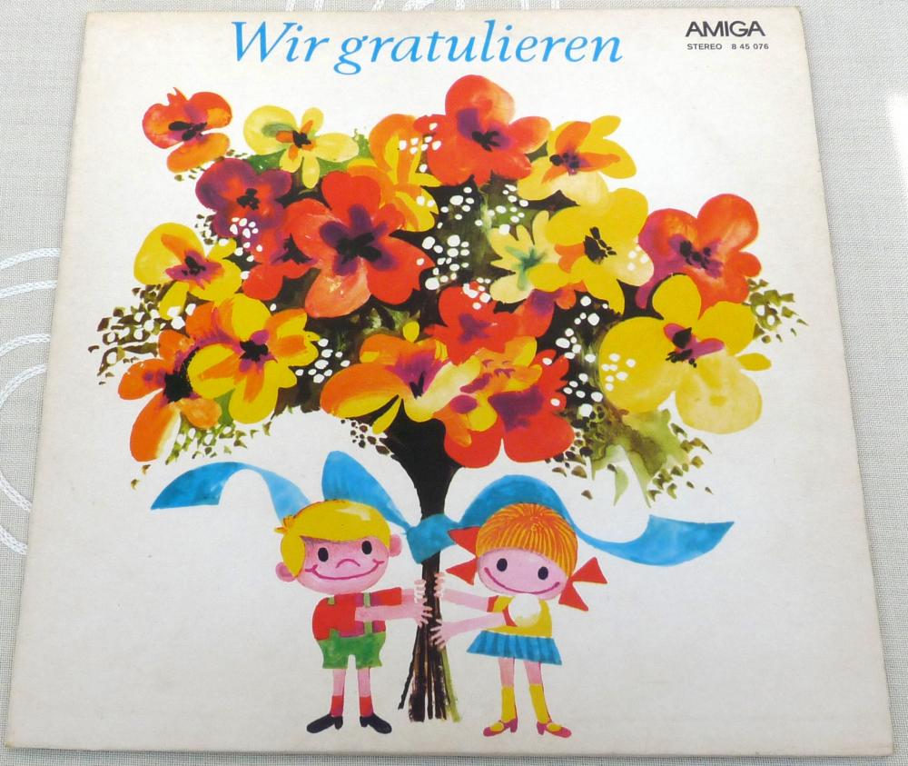 Amiga, 845076, Wir gratulieren - VA, DDR, 1973