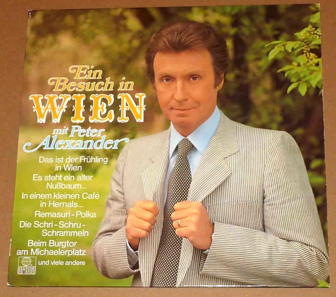 Peter Alexander - Ein Besuch in Wien, 1979, Ariola, Vinyl-LP, gewaschen