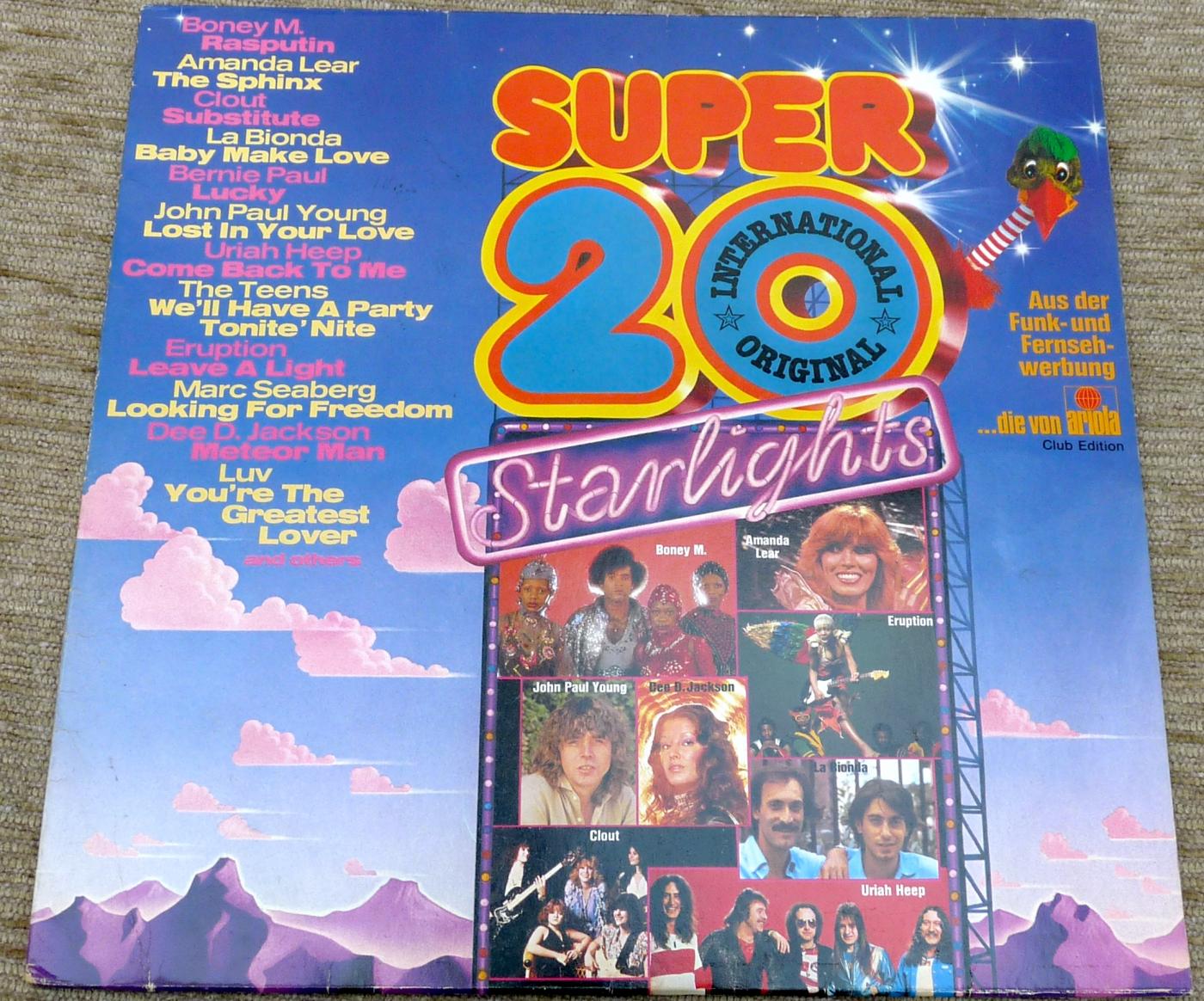 Ariola, 380568, Super 20, Starlights, 1978