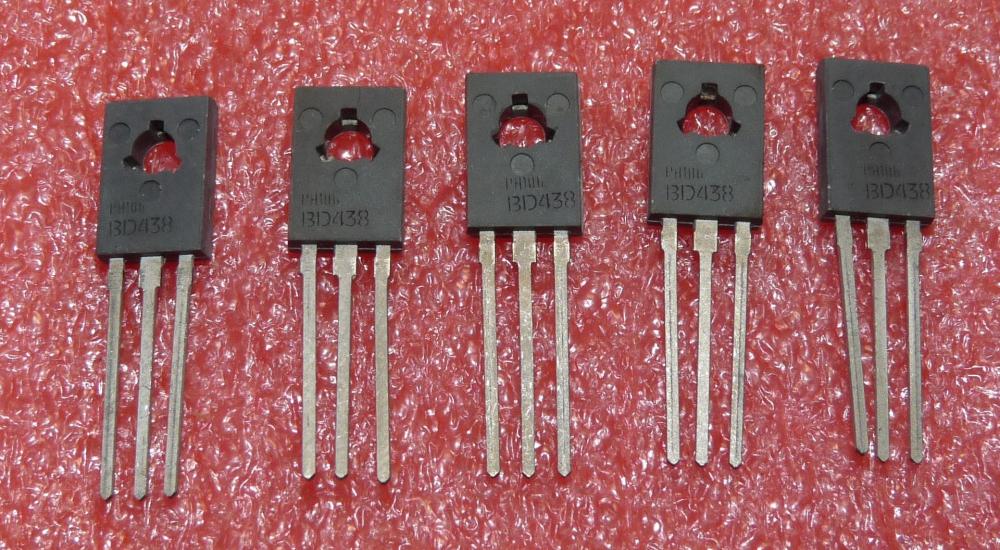 BD 438, PNP, 45V, 4A, 36W, TO-126