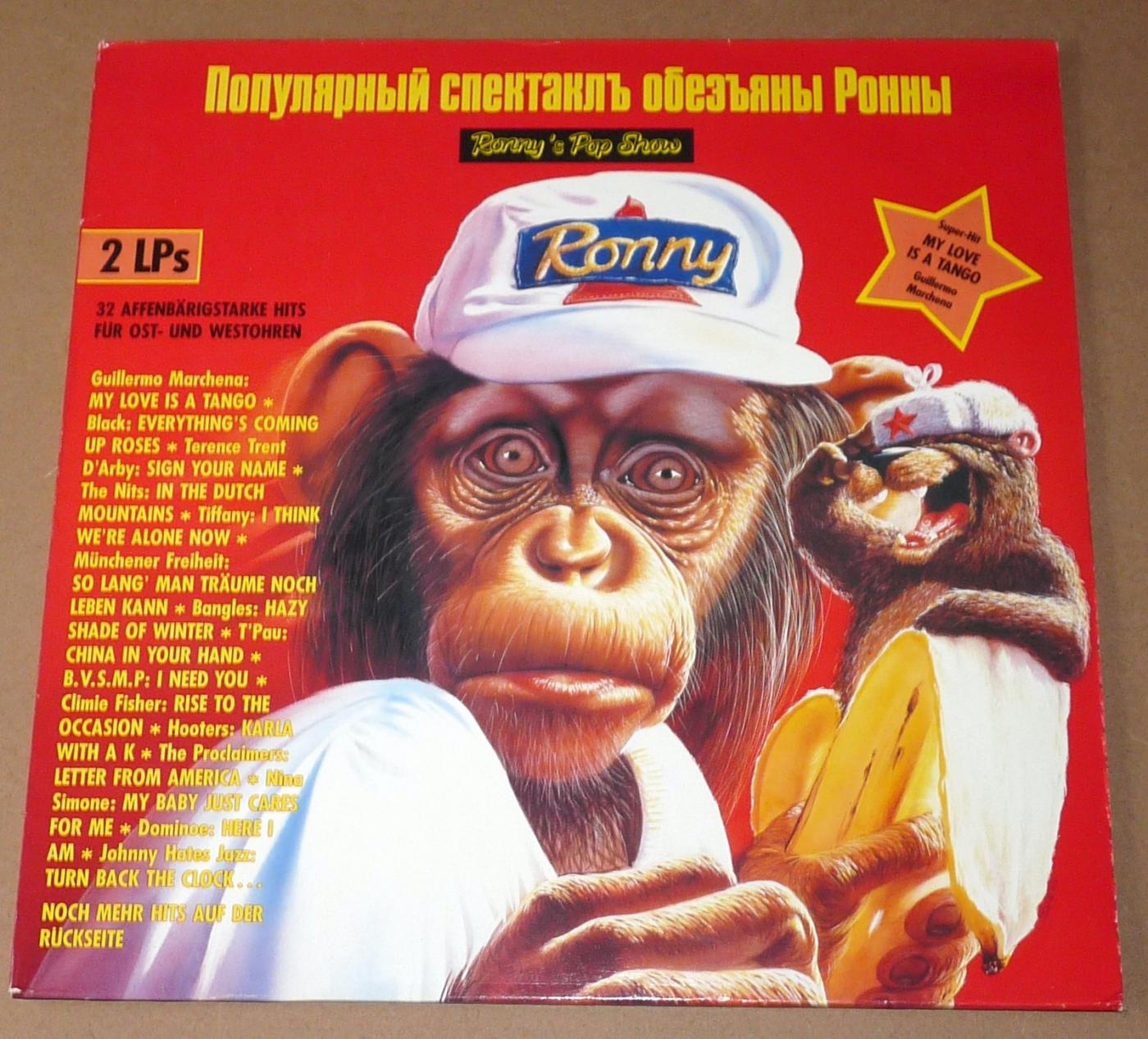 Ronny`s Pop Show f&uuml;r Ost- und Westohren, CBS, 1988, 2x Vinyl-LP