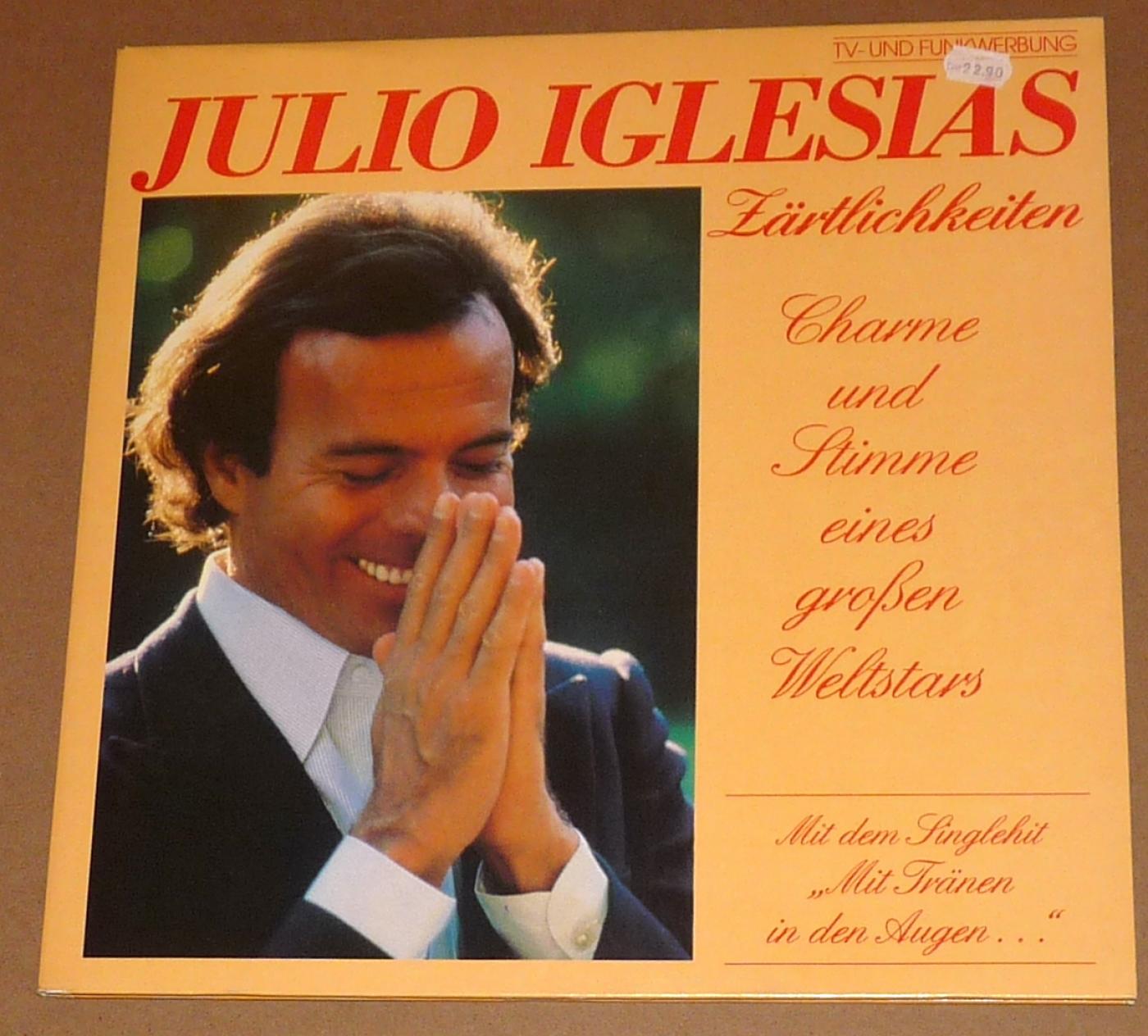Julio Iglesias - Z&auml;rtlichkeiten, Klappcover, CBS, 1981