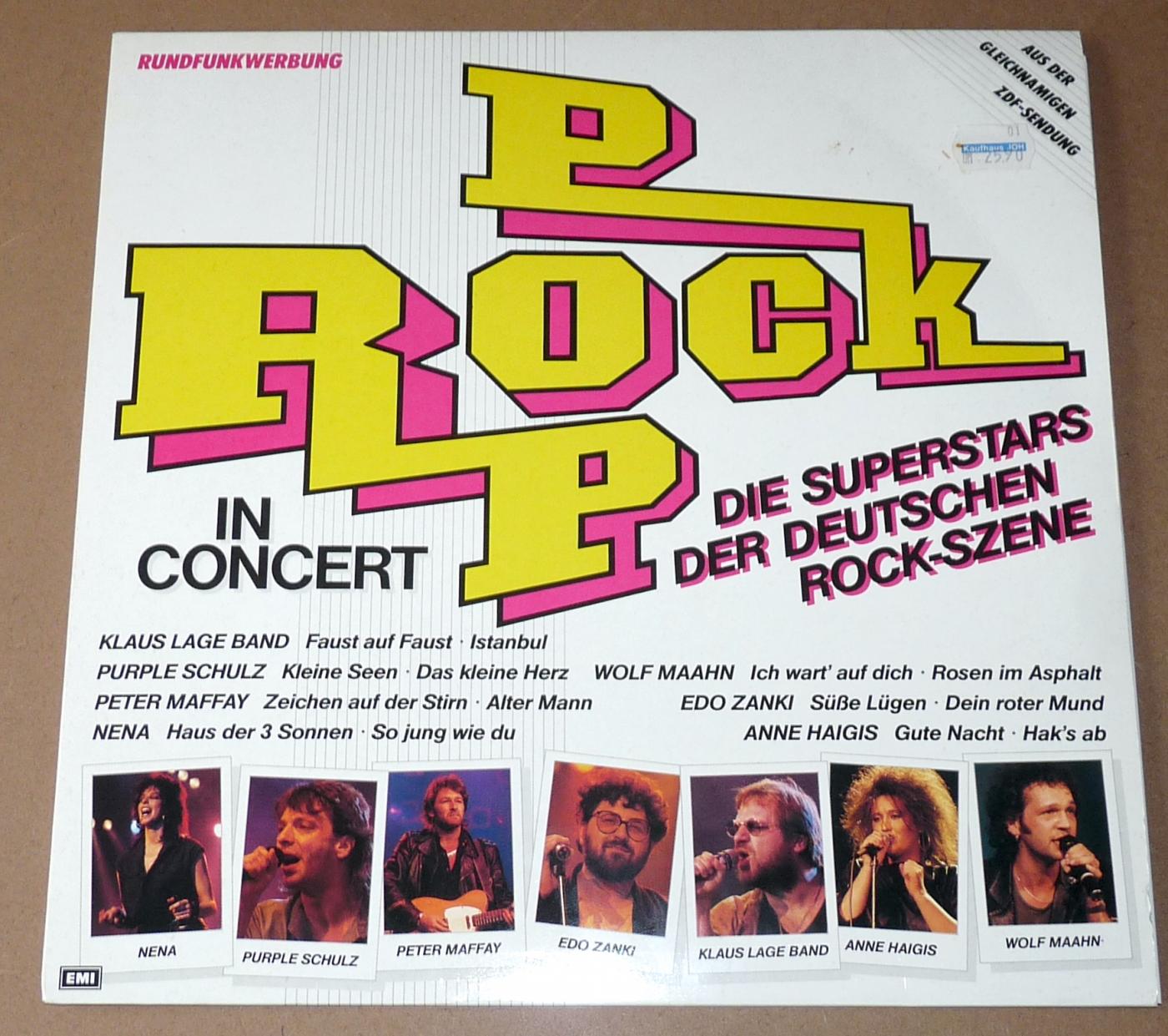 Rock Pop - Superstars der deutschen Rockszene, EMI,  1985