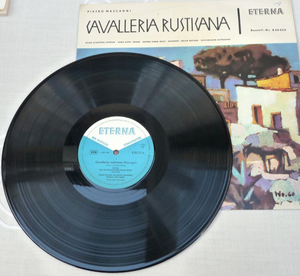 Eterna, 820533, Cavalleria Rusticana, Pietro Mascagni, DDR, 1965