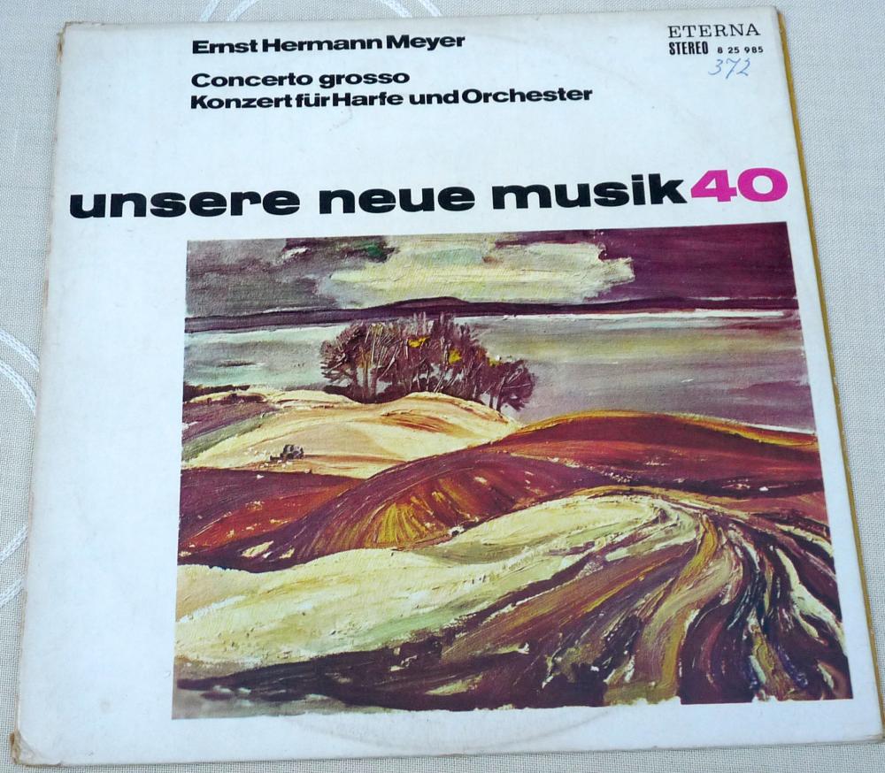Konzert für Harfe und Orchester, E.H. Meyer, DDR, 1969, Eterna, 825985