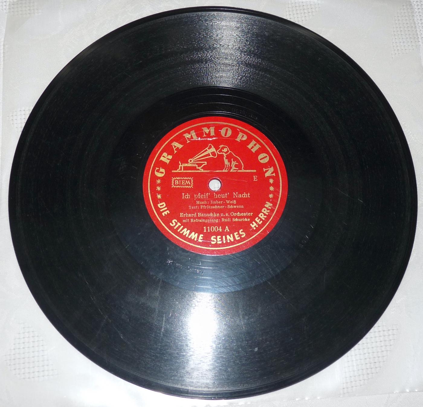 Grammophon, 11004, Rudi Schuricke, 1938