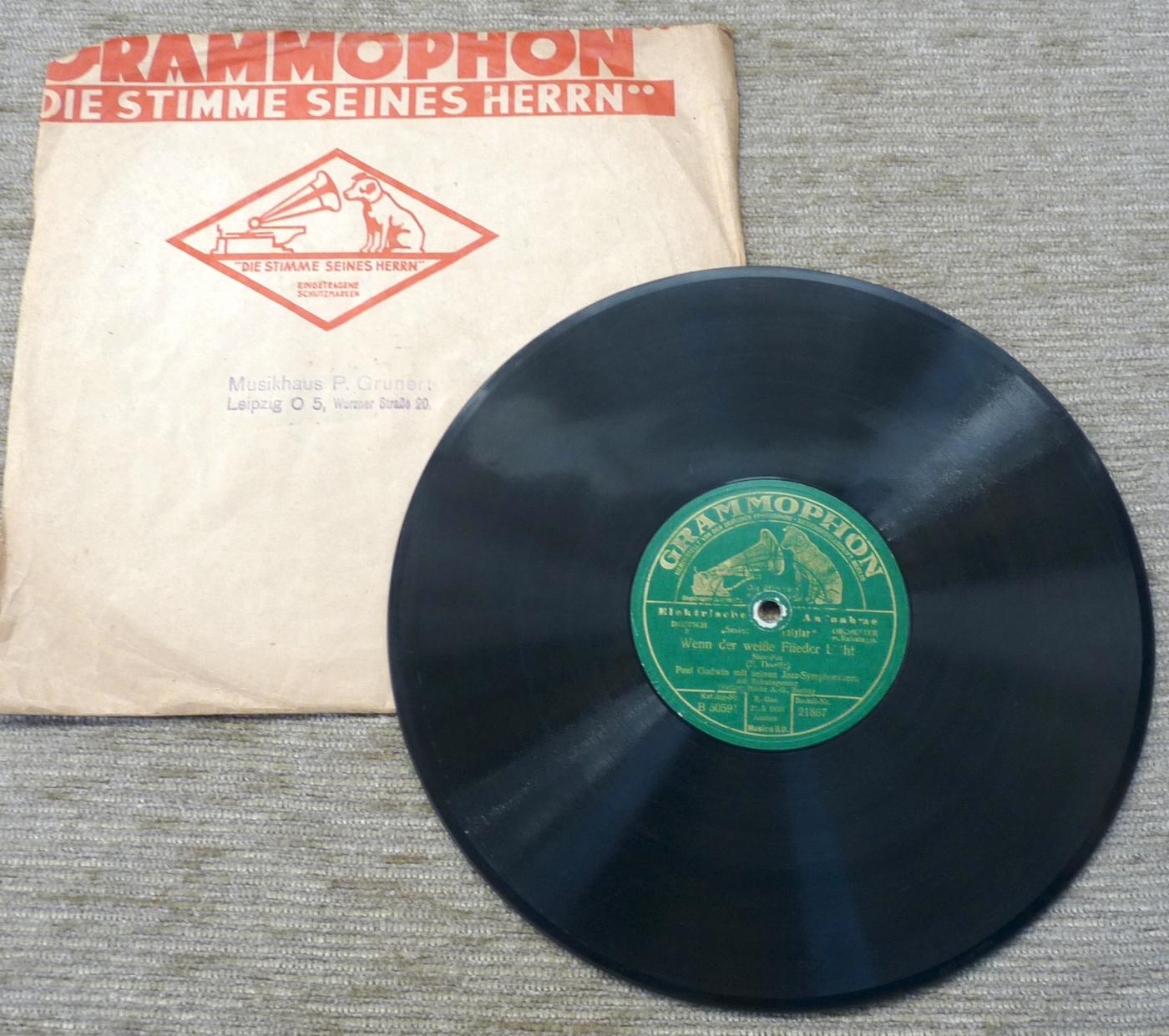 Grammophon, 21867, Paul Godwin, 1928