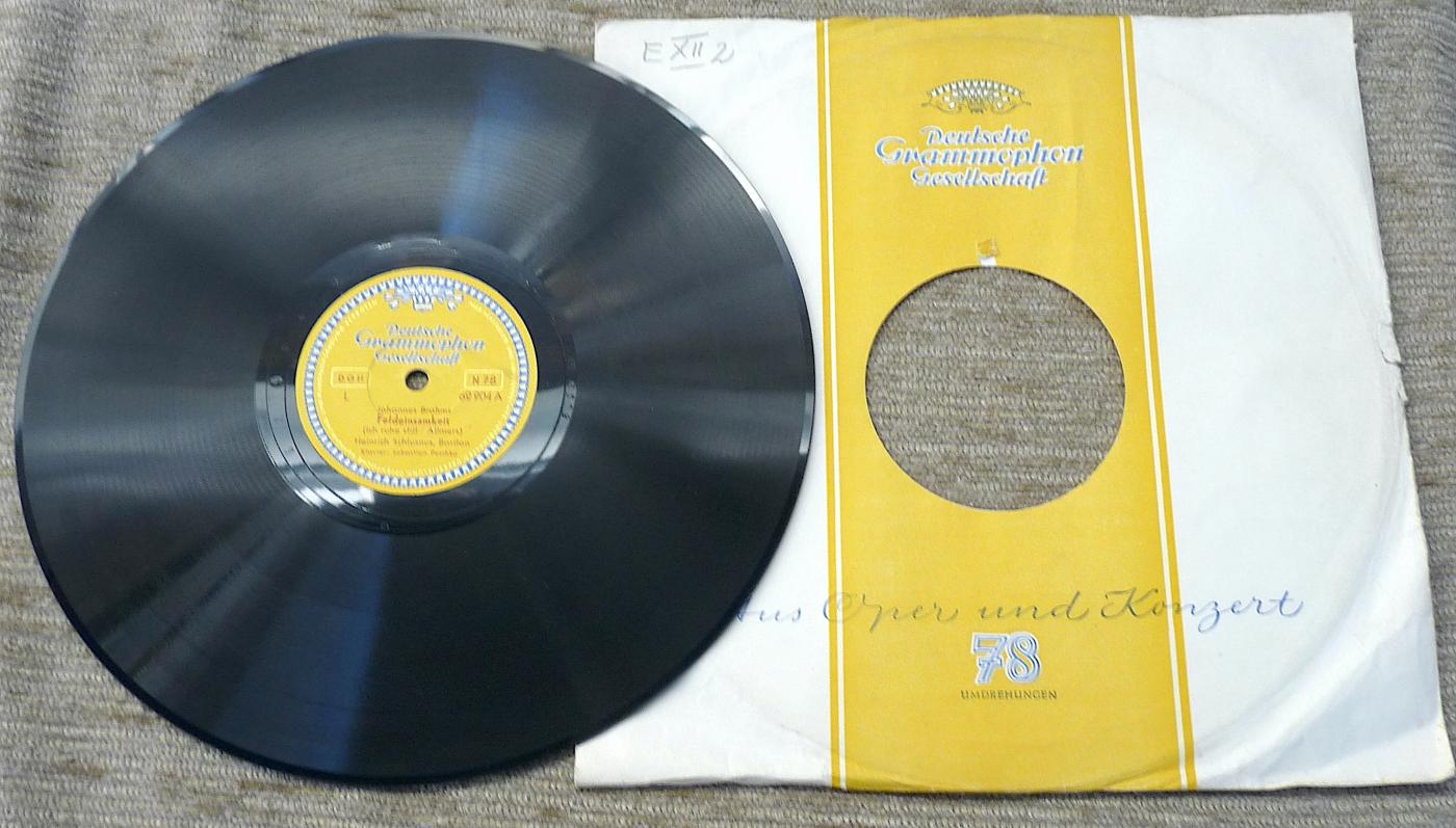 Grammophon, 62904, Johannes Brahms, Hugo Wolf, 1950