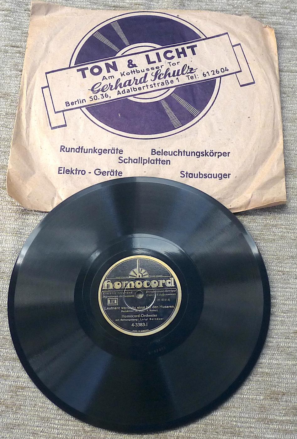 Homocord, 4-3383, Homocord-Orchester, 1929