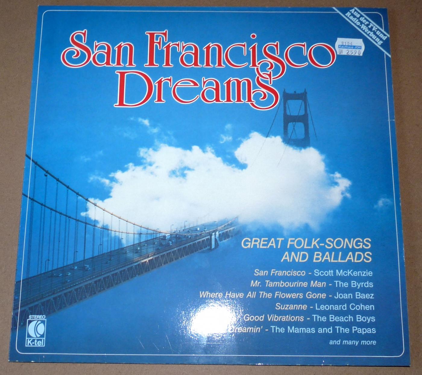 San Francisco Dreams, Musik der 60er und 70er, K-tel, 1984