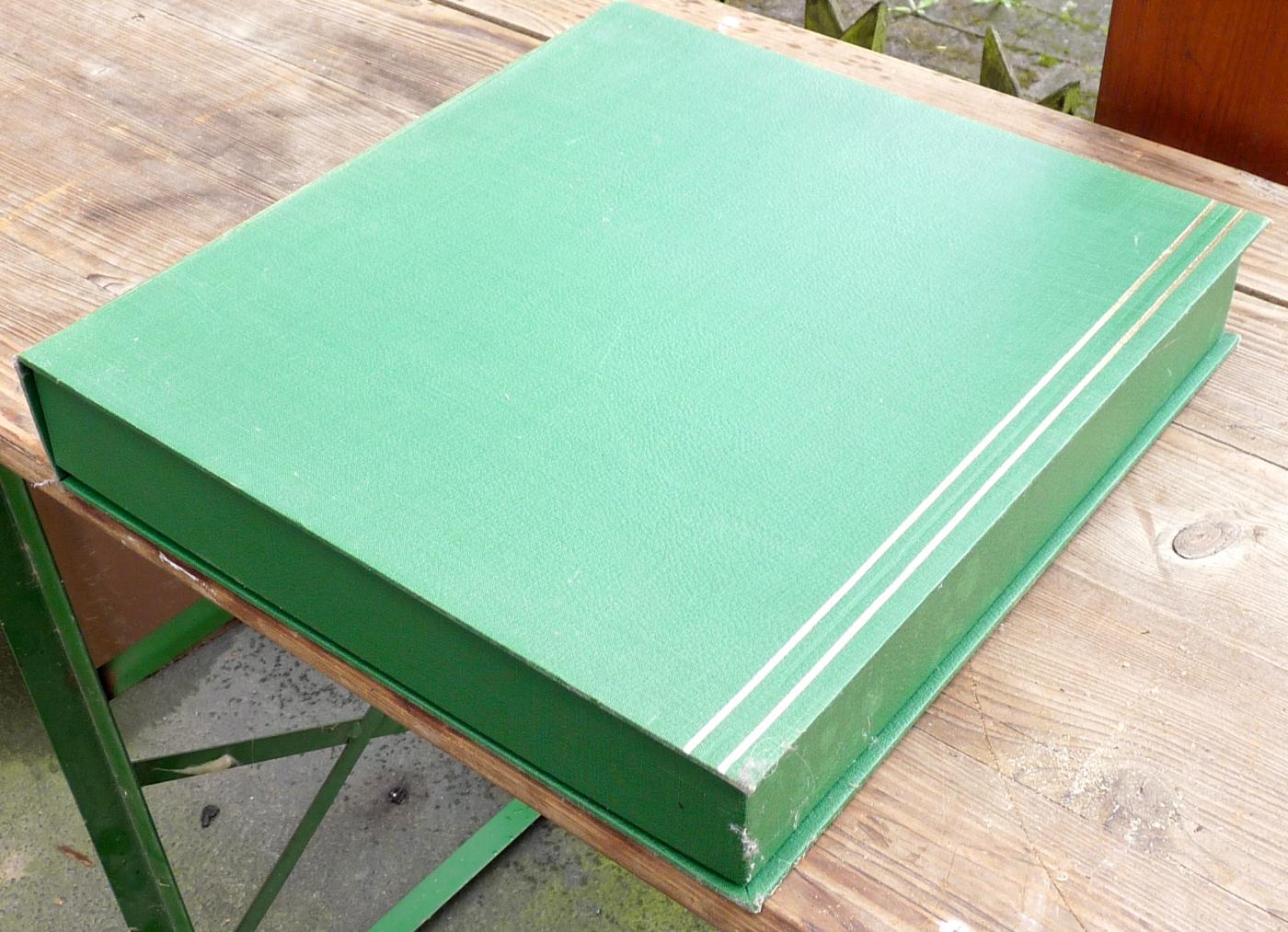 Schallplatten-Box für LPs, Buchbinderarbeit, DDR