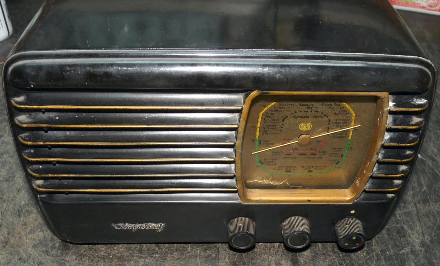 Lörenz - Tempelhof B17, Röhrenradio, LMK, 1949, defekt