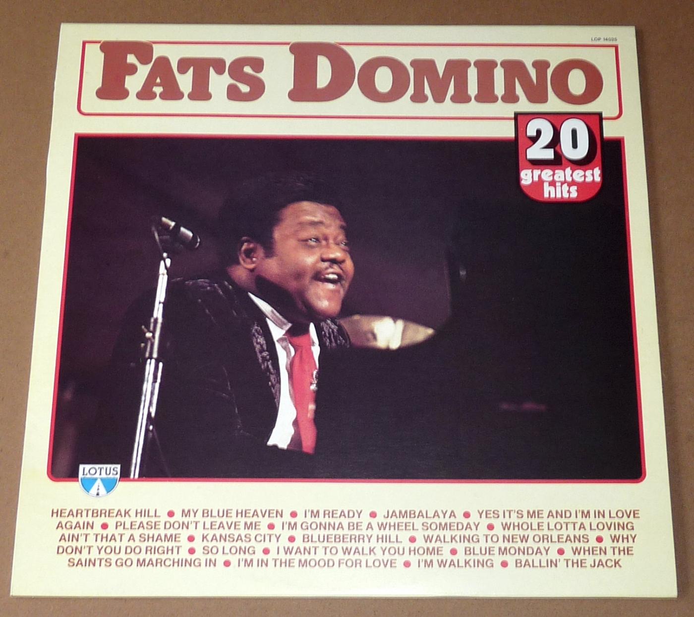 Fats Domino - 20 Greatest Hits, 1983, Lotus, Italien