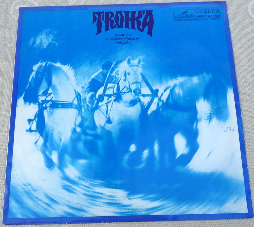 Troika, Russischer Volkschor, UdSSR/DDR, 1972, Melodia/Eterna, 835042