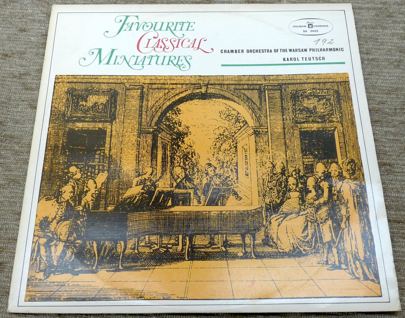 Muza, 0422, Favourite Classical Miniatures, VRP (Polen), 1968