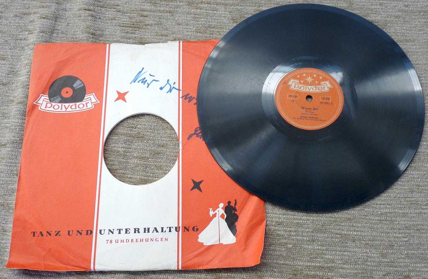 Polydor, 48580, Wiener Blut - Helmut Zacharias, 1951