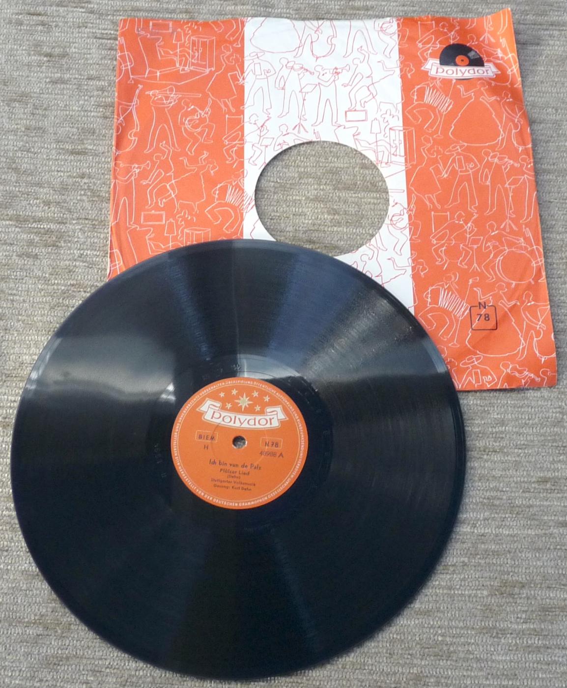 Polydor, 48988, Pfälzer Lieder, Kurt Dehn, 1955