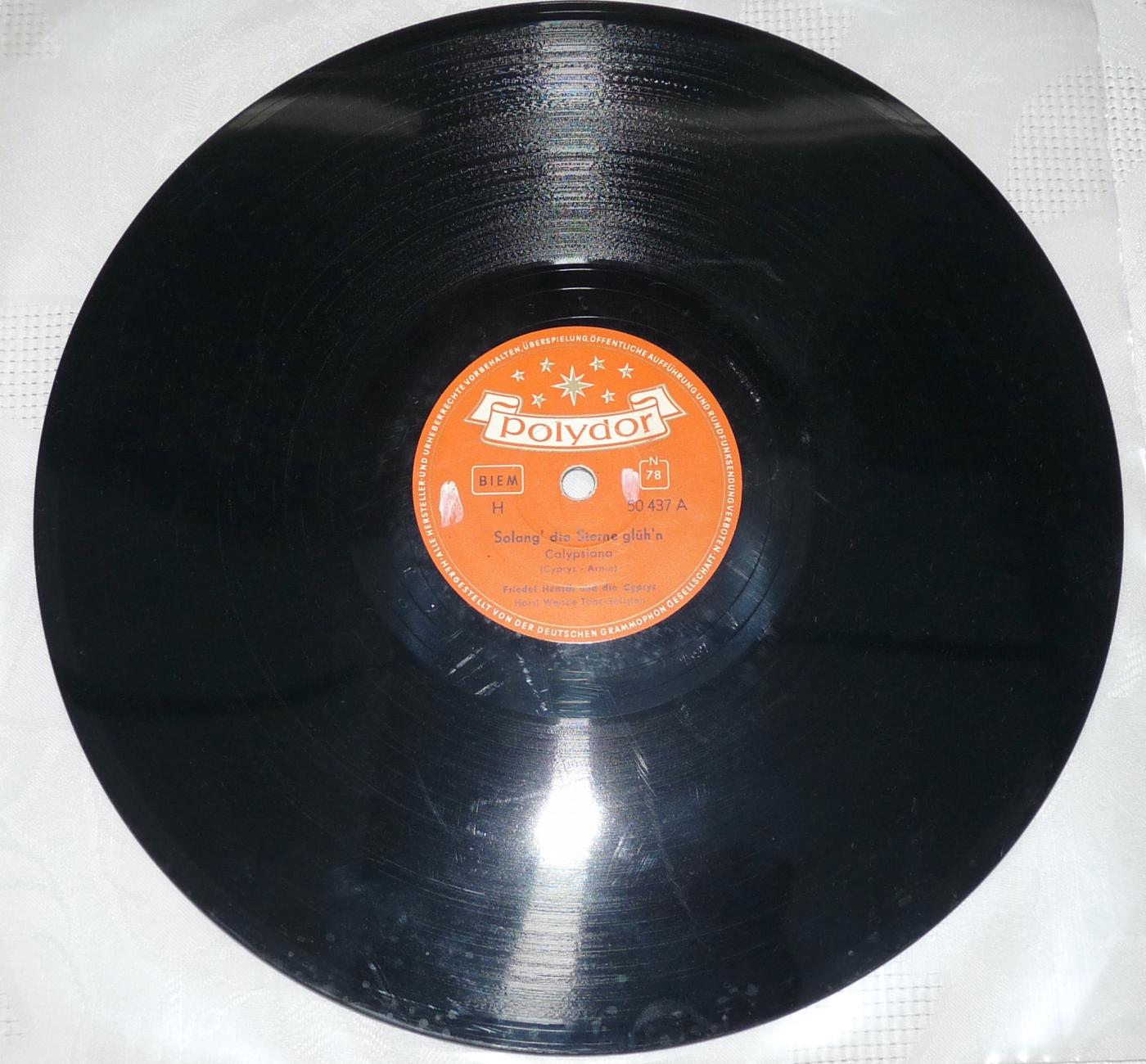 Polydor, 50437, Friedel Hensch und die Cyprys, 1957
