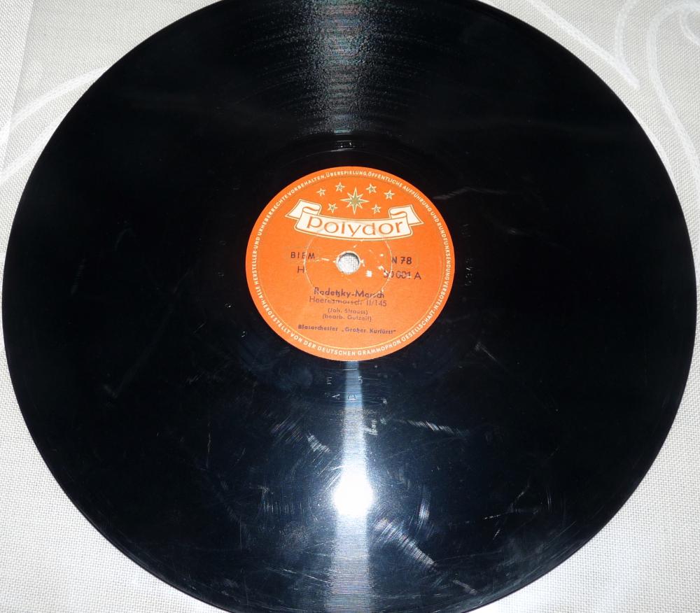 Polydor, 50001, Radetzky-Marsch, Alte Kameraden - Blasorchester