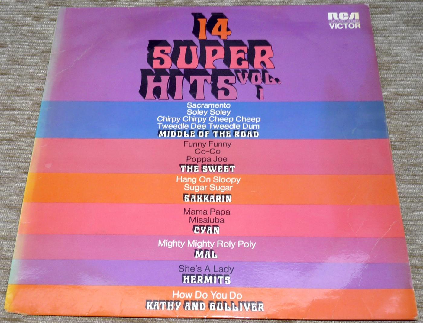 RCA, 10372, 14 Super Hits, Vol. 1, 1972