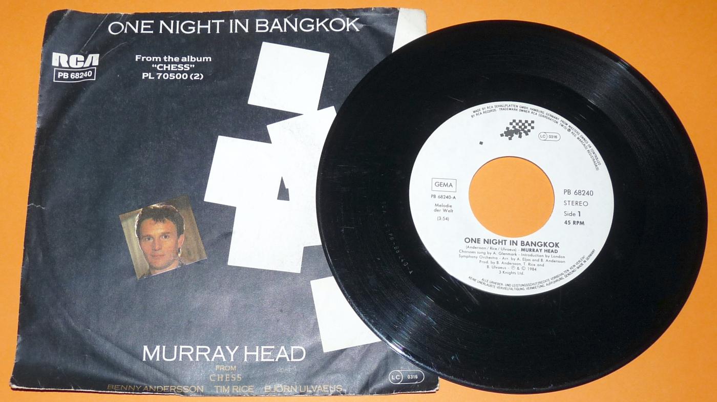 RCA, 68240, Murray Head - One Night In Bangkok, 1984