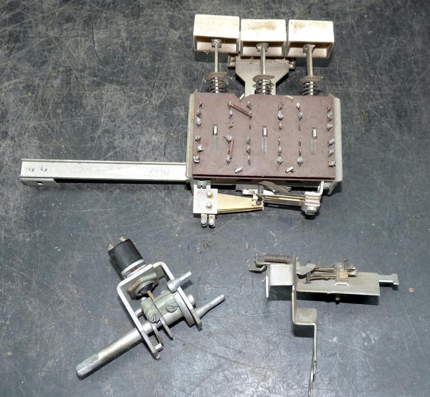 RFT, Tonband BG 23 Tastensatz, Schalter - Ersatzteile, 1960, DDR