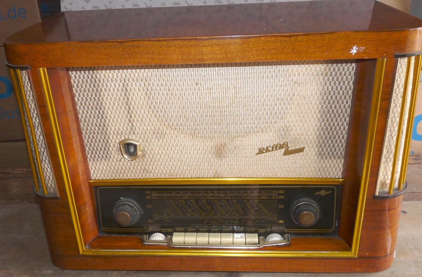 Rema - 1200 Röhrenradio, 1957, RFT, DDR