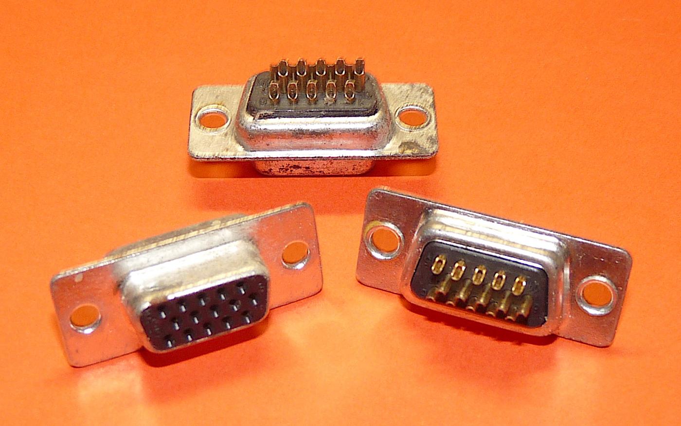 Sub-D Buchse 15-pol, 3 Reihen - Monitor, VGA
