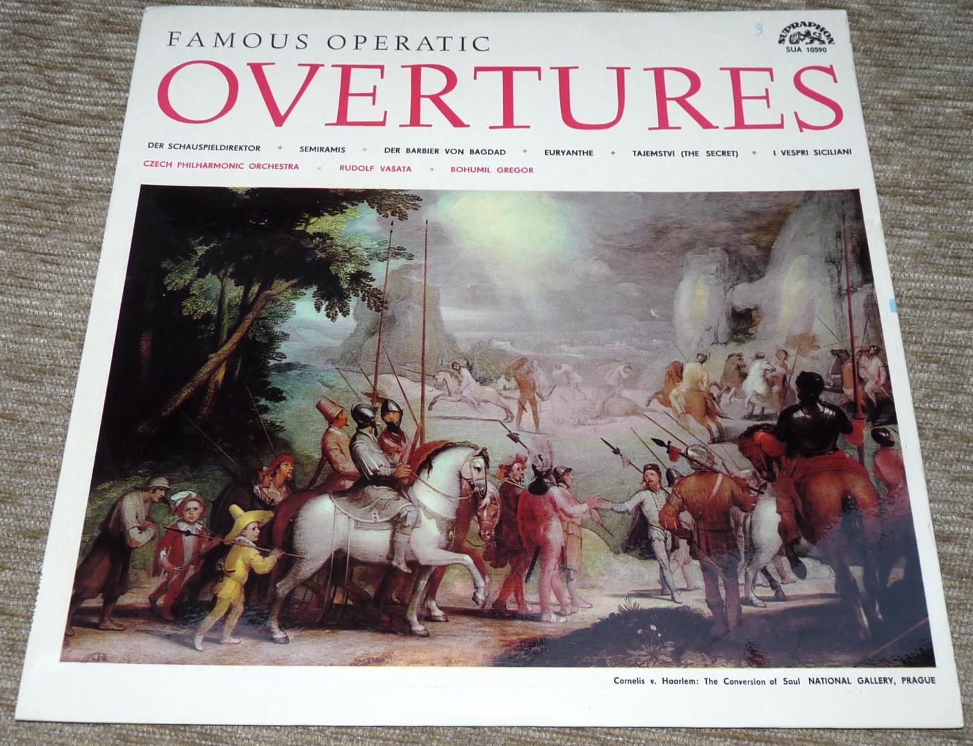 Supraphon, 10590, Famous Operatic Overtures, 1964