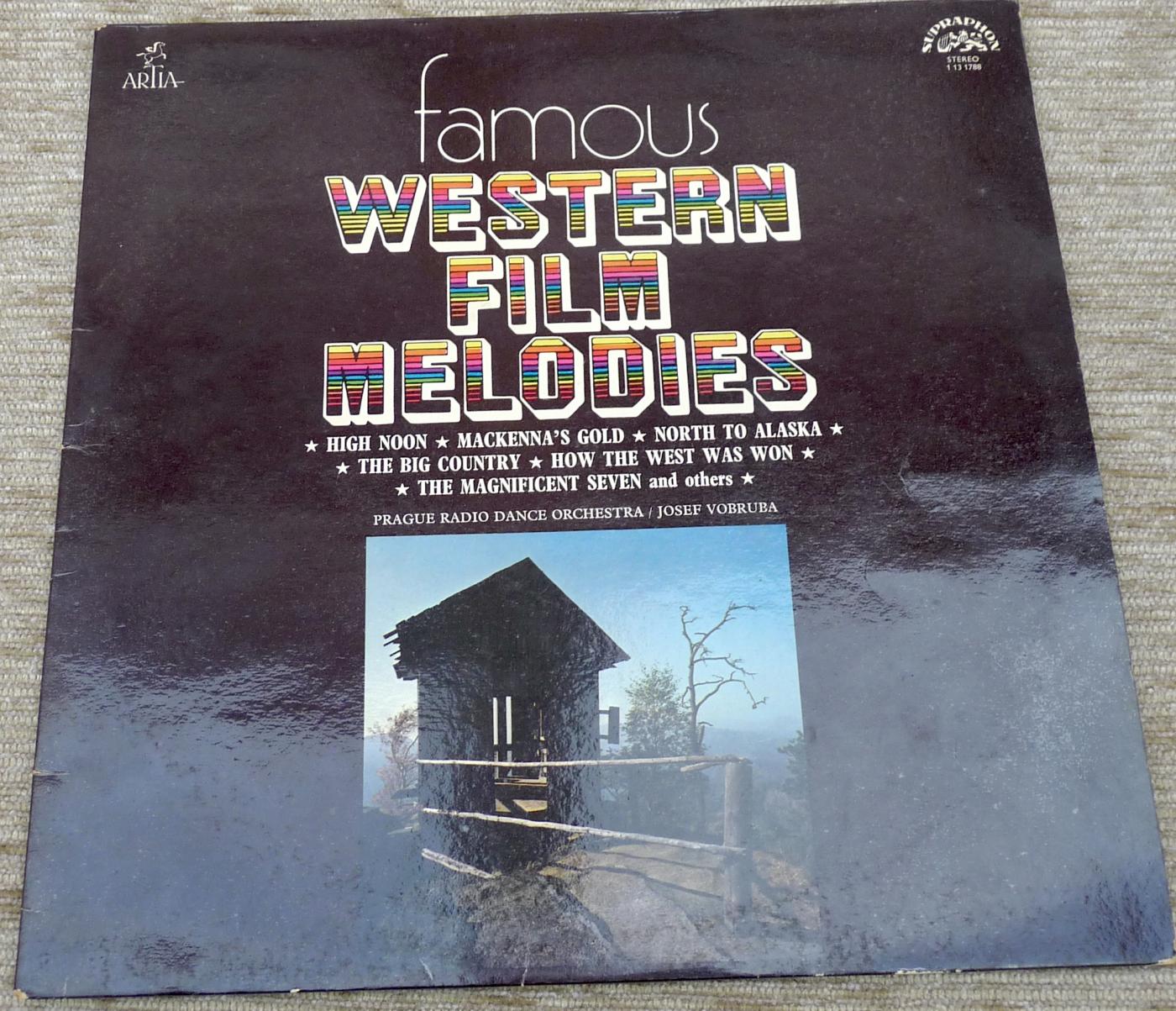 Supraphon, 1131788, Famous Western Film Melodies, CSSR, 1975