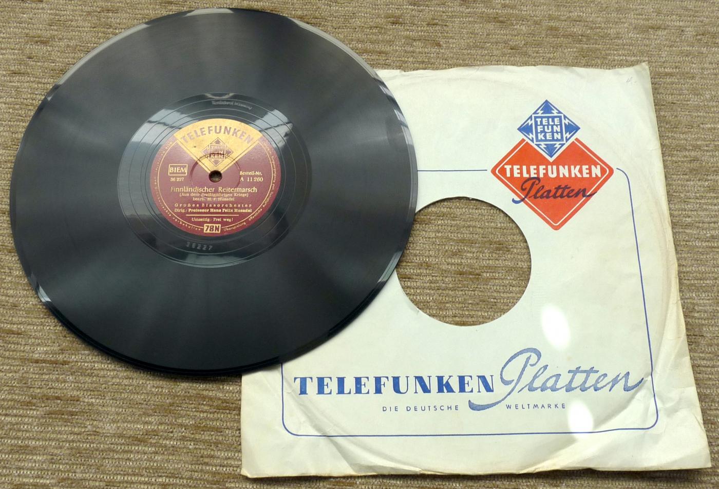 Telefunken, 11260, Finnländischer Reitermarsch, Frei weg, 193x