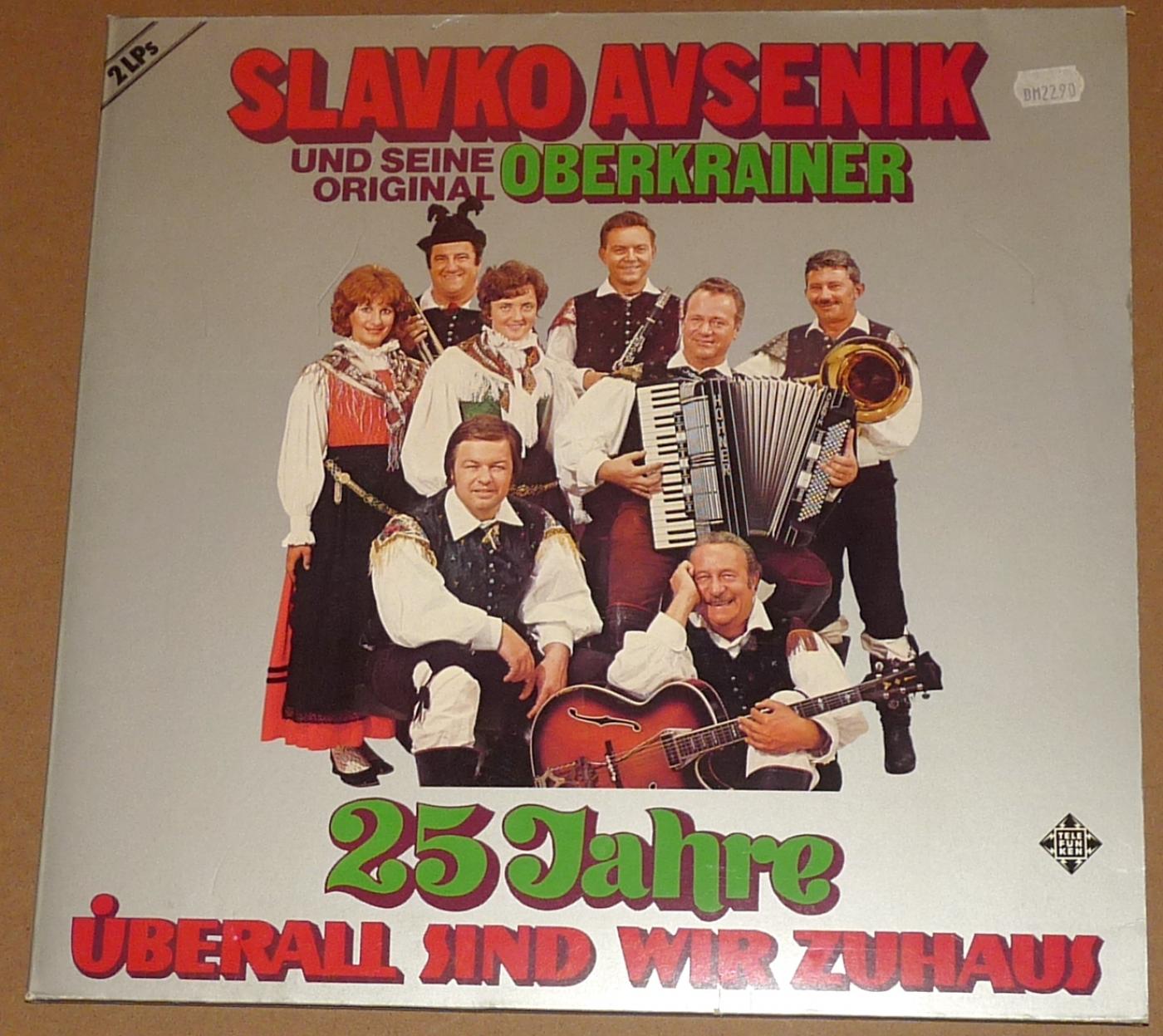 Slavko Avsenik+Oberkrainer - 25 Jahre, 1977, Telefunken, 2x Vinyl-LP, gewaschen,