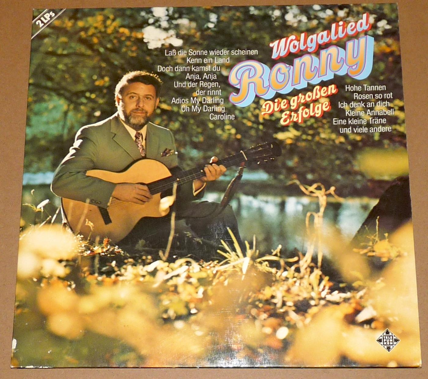 Ronny - Wolgalieder, Gro&szlig;e Erfolge, 1979, Telefunken, 2x Vinyl-LP, gewaschen, 