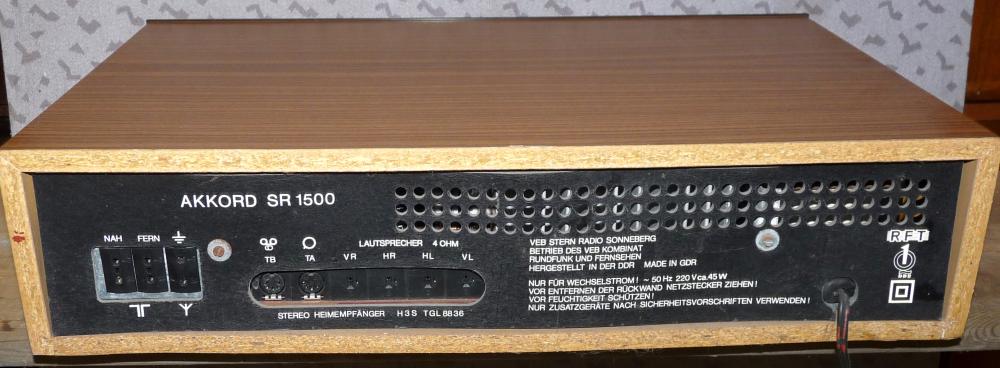 VEB Stern-Radio Sonneberg - Akkord SR 1500 Quadro