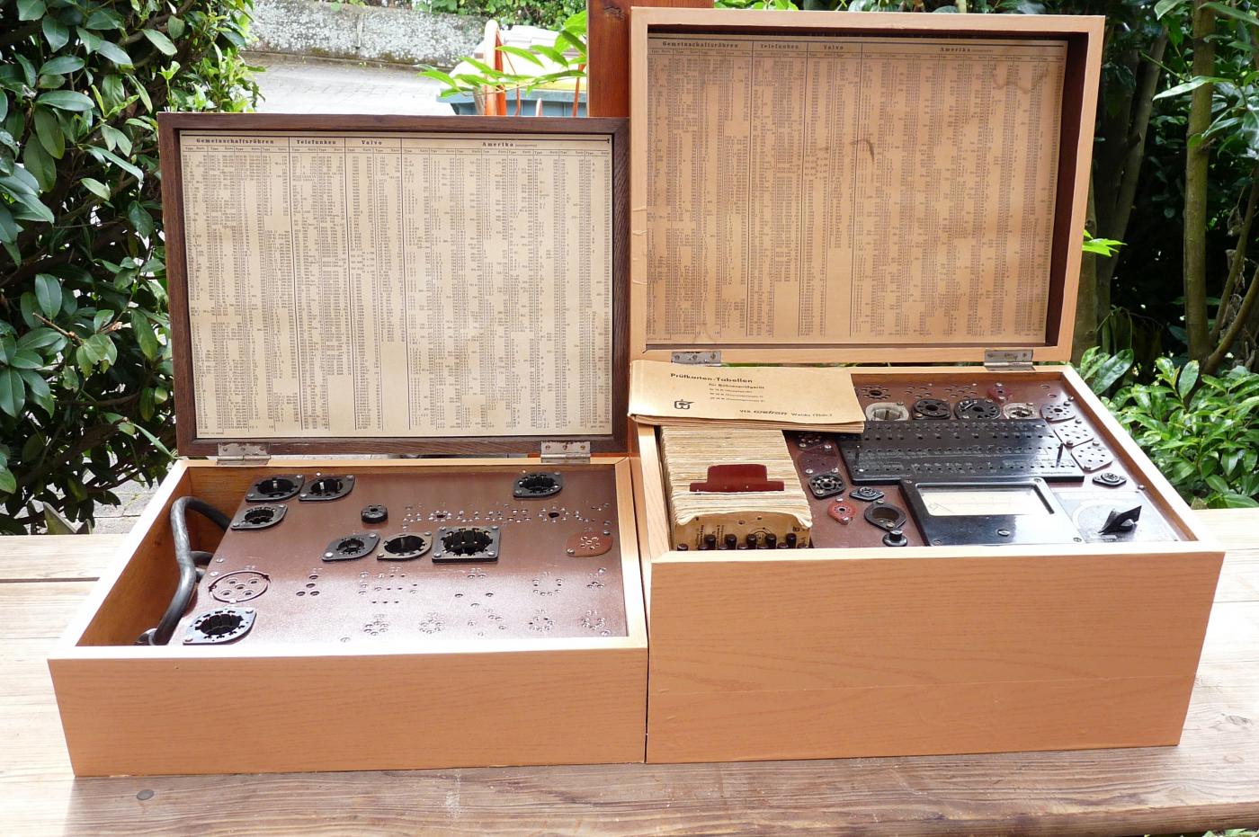 Funke - W18, R&ouml;hrenmessger&auml;t mit Erweiterungskasten, 1948